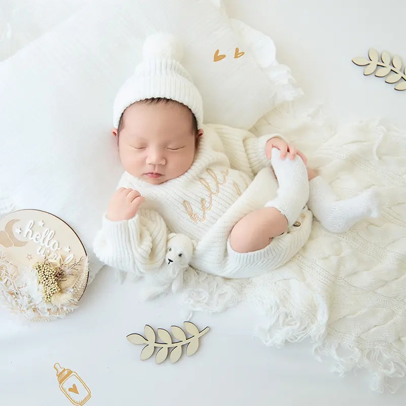 White Nordic Home Set - Newborn Photography Props - Image 2